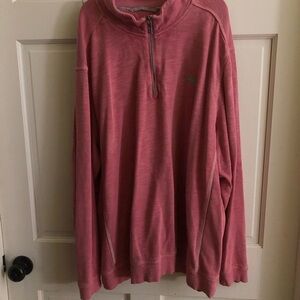 Tommy Bahama Men's Zip-Up Sweater in Pink